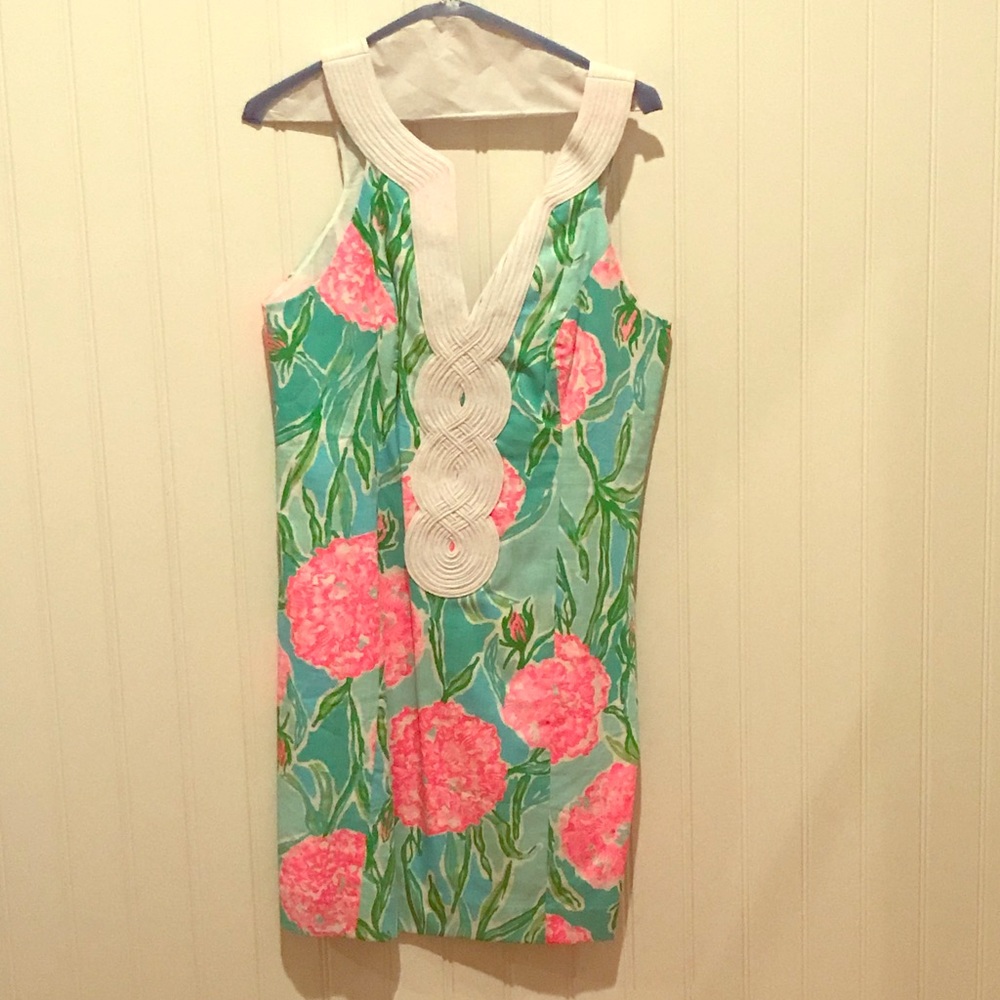 Lilly Pulitzer Valli Shift Dress, Poolside Size 10